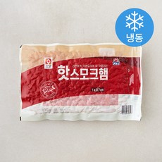 사조오양 핫스모크햄 다이스 1 x 0.7 cm, 1kg, 1개
