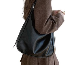 MDMS 復古時尚單肩包, 黑色