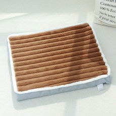 순잠 반려동물 분리 가능 코지 매트, 브라운, 1개