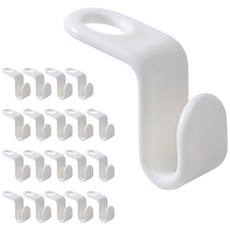 피키픽스 옷걸이 연결형 후크, 화이트, 20개