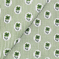 르우홈 대폭 20수 면 패브릭 원단 행운, 그린, 1개