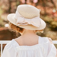 CHENNY BONGBONG 孩童絲巾蝴蝶結草帽