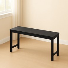 가구느낌 모던 벤치의자 900 x 300 x 452 mm, 블랙블랙