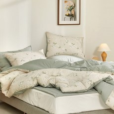 파르페by알레르망 국내 제조 헤브 마이크로모달 워싱 차렵이불베개 세트