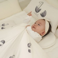 롤베이비 유아용 밤부 알러지케어 3D메쉬베개, 띠용이