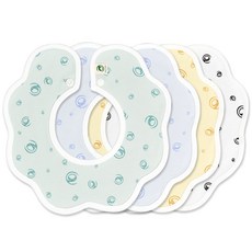 滾邊圍兜 4入 A-2