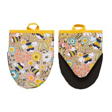 Woolstweavers花與蜂廚房手套 2入, 花和蜜蜂, 1套