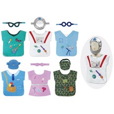 Magic Castle 角色扮演職業服裝和帽子 6 件套, 混合顏色