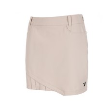 볼빅 여성용 골프 사선 플리츠 큐롯 스커트 VLCUL319