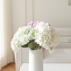 Haru Gonggan 迷你繡球花束3件組, 開心果綠 + 白色 + 薰衣草紫