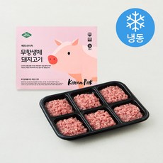 베리네이처 무항생제 인증 안심 돈육 다짐육 (냉동), 300g, 1개 300g, 1개
