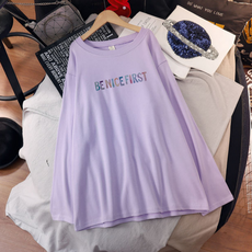 라운드 퍼스트 레터링 임부 긴팔티