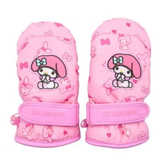 美樂蒂兒童款害羞滑雪拇指手套