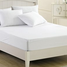 withhue 抗菌棉質鬆緊帶式防水床墊套