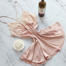 GLAM GONGGAM 女性Iris細肩帶連身睡裙