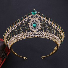 Estella 自助婚紗 歐式新款奢華皇冠 rrf990, 1個, 綠色