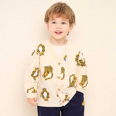 몰리멜리 아동용 스프링 리틀타이거 가디건