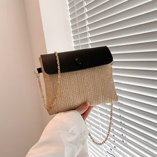 소리달 여성용 키리 투컬러 세련된 숄더 크로스백