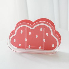 JCP 線條彩色壓克力花瓶, 粉紅色