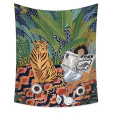 Bettermore 插畫布海報, 少女與老虎