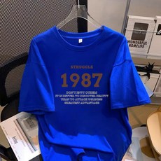 Goodif 女款 1987 素色寬鬆版短袖T恤