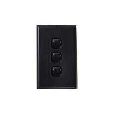 legrand Excel 三腳開關 黑色, 1個