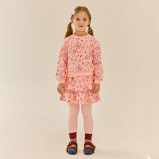 Liebello 女童浪漫荷葉邊上下套裝