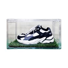 Schwarz Korea鞋子收納盒+草墊, 透明度