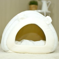 CREAM PET 貓咪洞穴躲藏窩, 白色, 1個