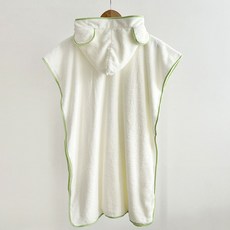 ECLL 兒童超細纖維多功能長版連帽浴袍