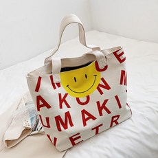 ROJI 엣지스마일 帆布環保袋