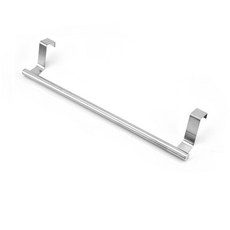 Bella 不銹鋼長型門毛巾衣架 32 x 8.3cm S160222, 銀色, 1個