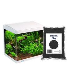 grovita 上表面和集成罐XR-320 +開花生物砂粉8kg套件, 混色（水箱）、黑色（生物沙）