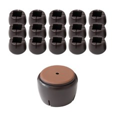 chair surfer 高級椅腳套 均碼 方形椅腳用 M, 16個, 棕色