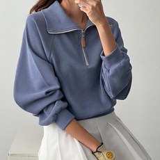 피핀 여성용 래터링 카라 맨투맨 109962