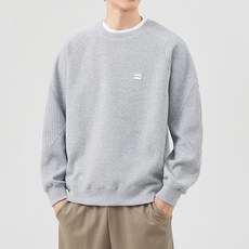 Jyubiu 男款運動風斜線大學T恤