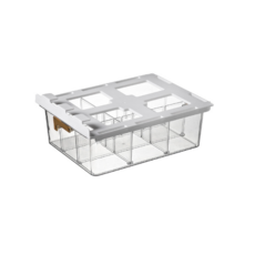 Roywing多功能縫隙大容量抽屜黏貼型 9格, 1個, 透明