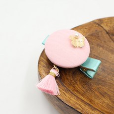 絲綢之路珍珠蝴蝶流蘇抓夾