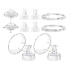 maymom 電動吸乳器4in1全配組 Avent/貝瑞克/優合/馨乃樂部分機型適用 19mm, 1組, 透明色