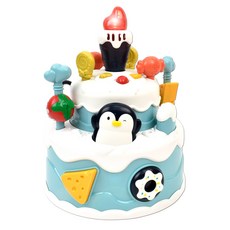 Oztoy企鵝旋律2層蛋糕, 混合顏色