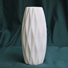 Sunbit Dolly 迷你陶瓷花瓶 鑽石, 白色