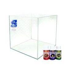 LEGLASS 開放式魚缸 F-300+魚用護理藥品組, 單一顏色
