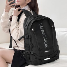 FROMHEAVEN Rough Scotch 日常後背包 H858, 黑色