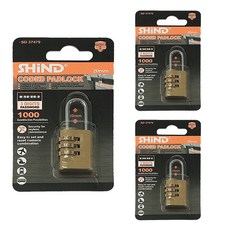 ABM 密碼鎖20mm, 3個