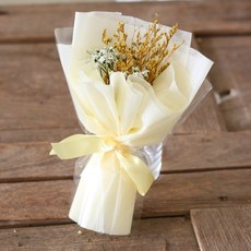 ScentBasket 納骨塔迷你永生花束, 星辰花 黃色