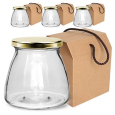 Mir Korea 玻璃瓶 Vibe Jar 800ml + 禮物盒套組, 4套