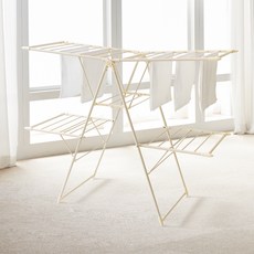 홈앤미 스틸 4단 빨래건조대, 크림
