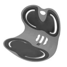 체어킹 인피니티체어 등받이 의자 와이드, 블랙