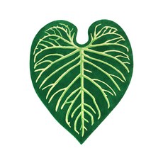 MA 내추럴한 나뭇잎 모양 러그