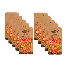 kumhong 禮物包裝彩色橡皮筋 10g x 10入, 隨機出貨